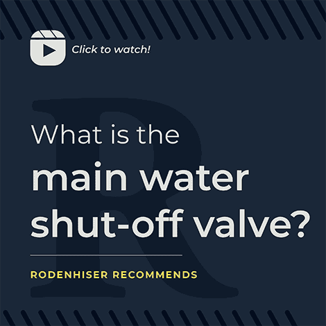 What Is The Main Water Shut Off Valve?