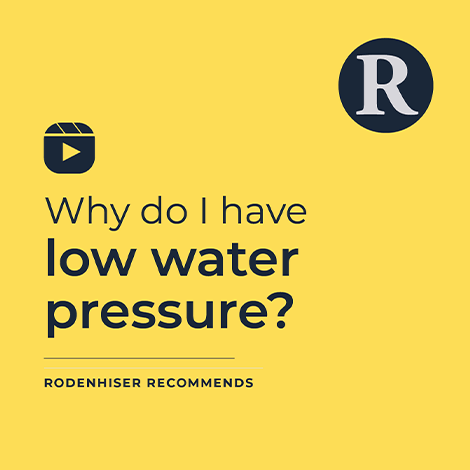 Why Do I Have Low Water Pressure?