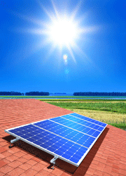renewable energy sources: solar power, Boston, Massachusetts